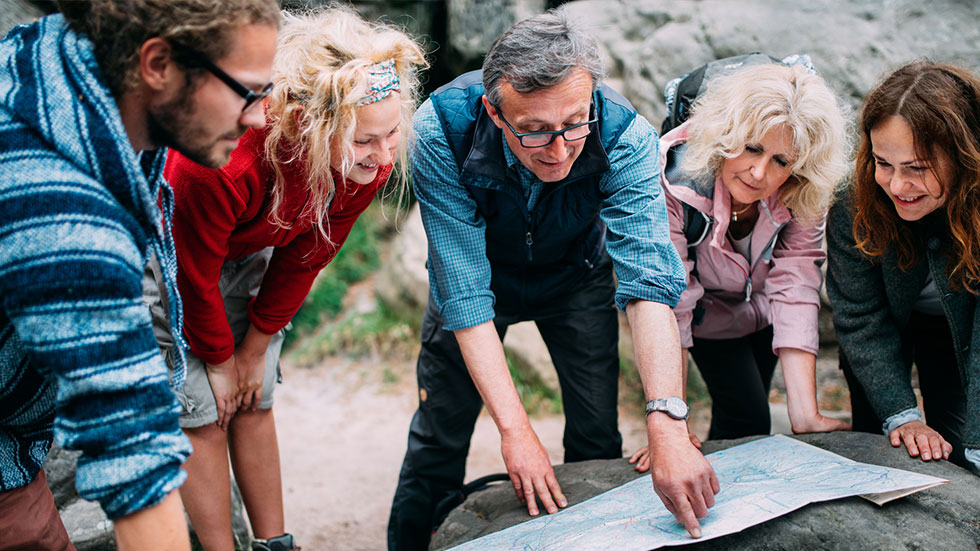 Group of Hikers