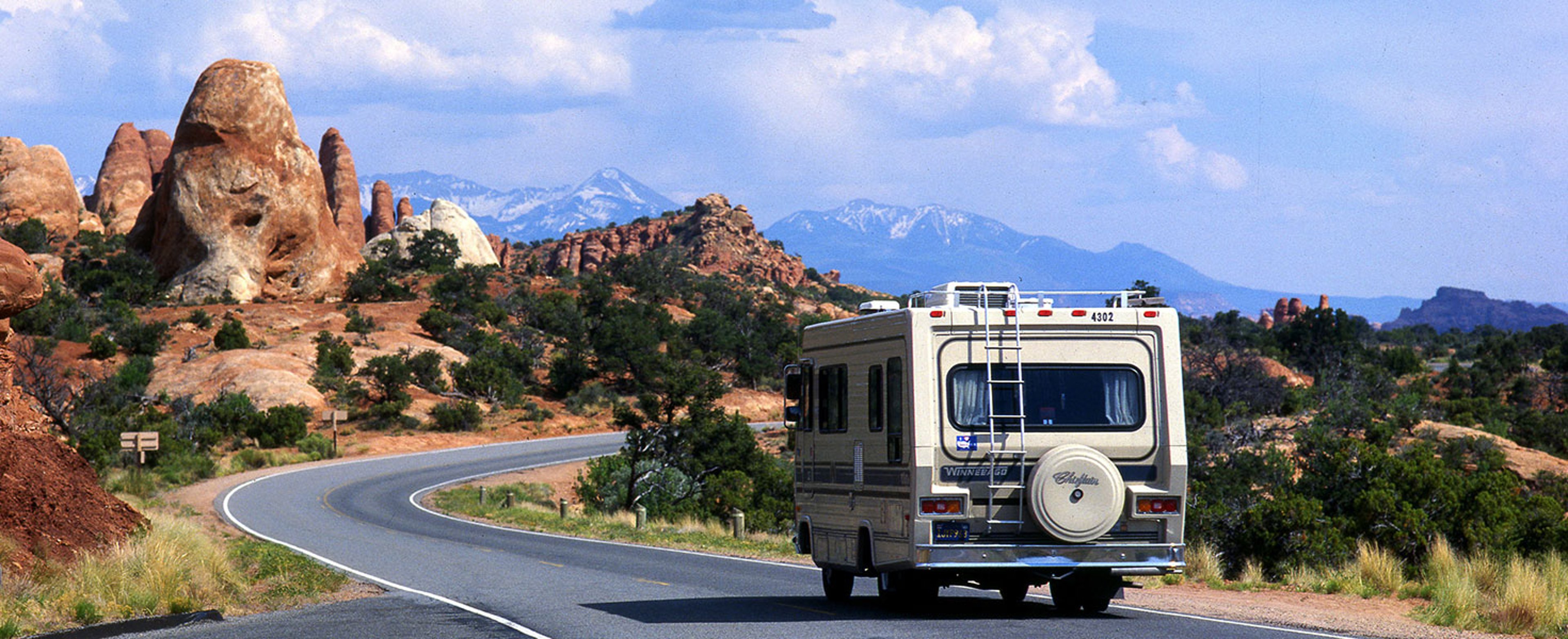 RV on the road