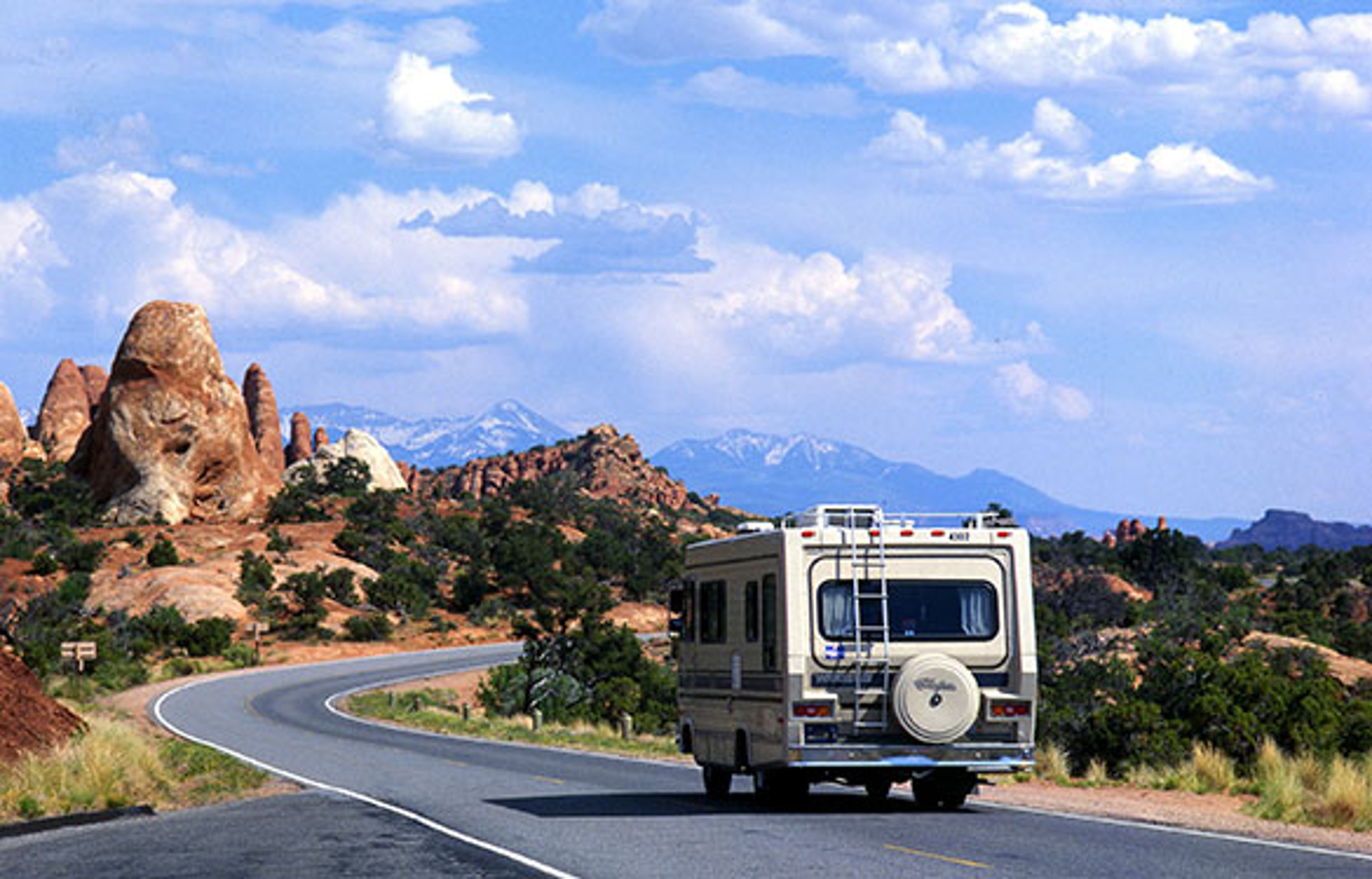 RV on the road