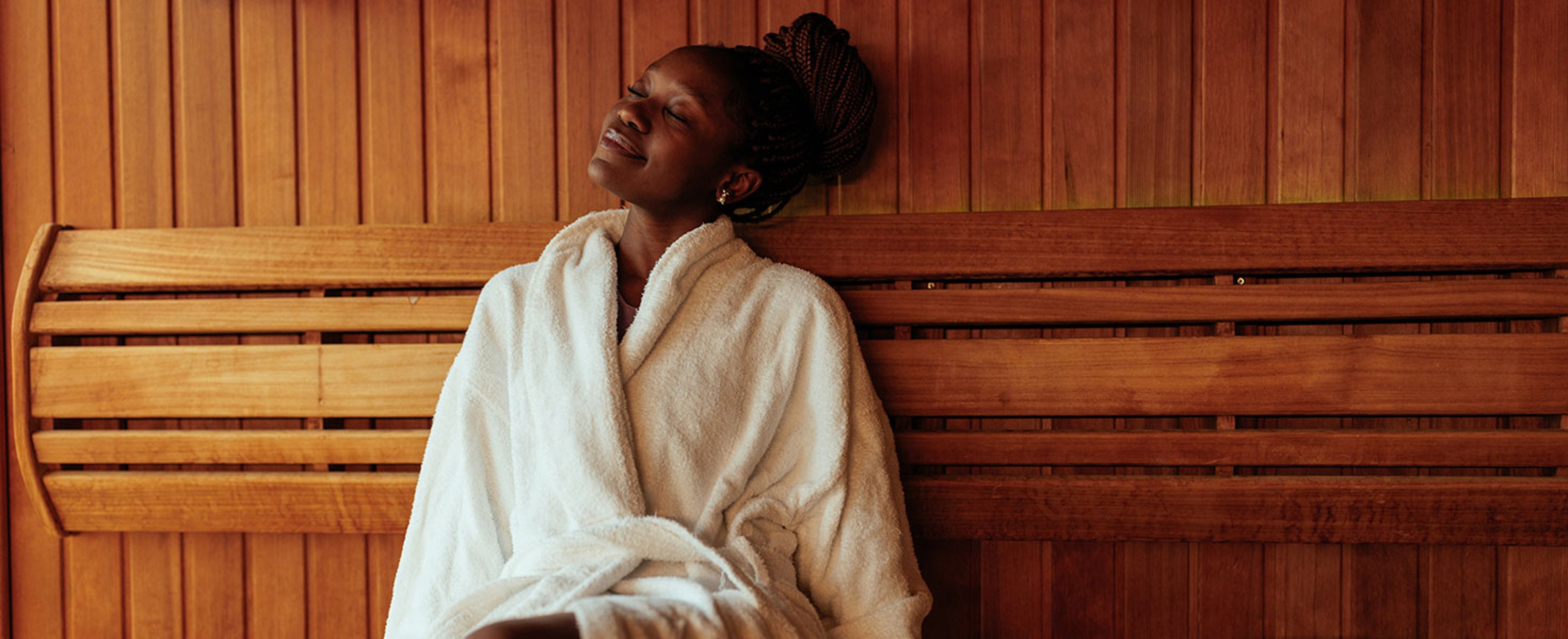 Woman Enjoying a Spa