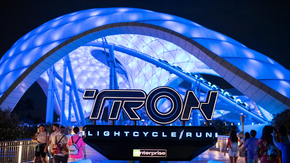 TRON amusement park ride