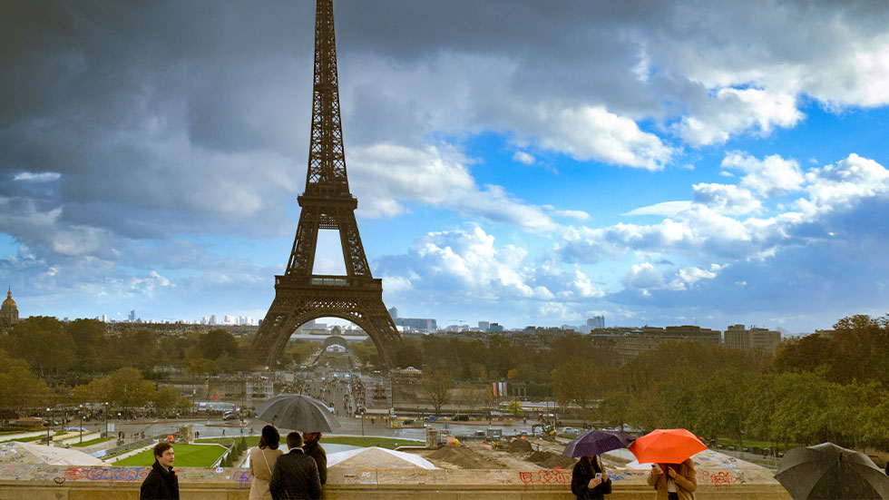 rain in Paris