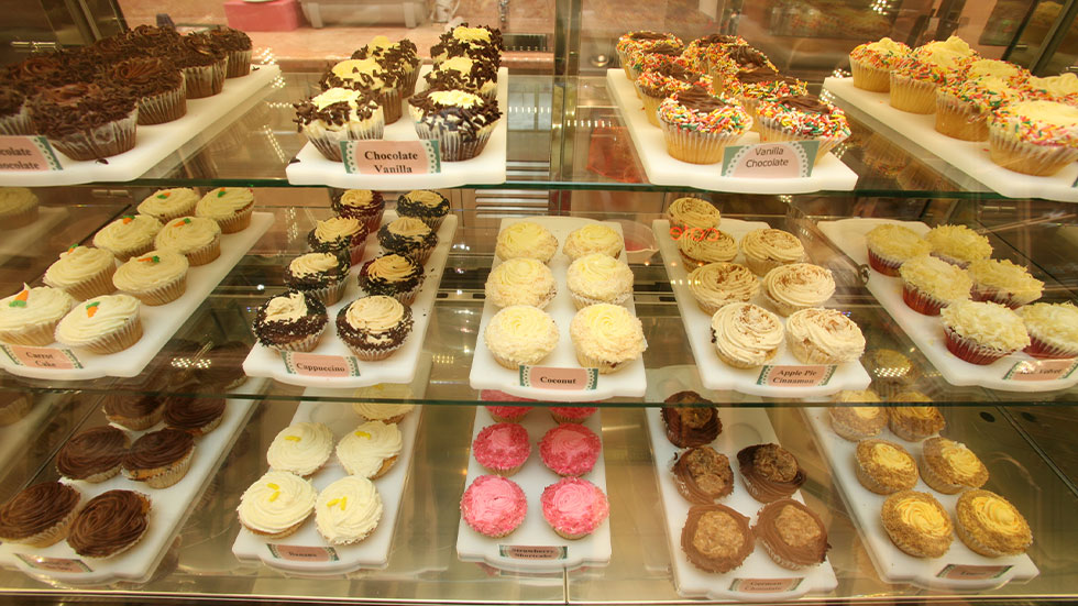 Cupcake Cupboard restaurant on Royal Caribbean cruise ship