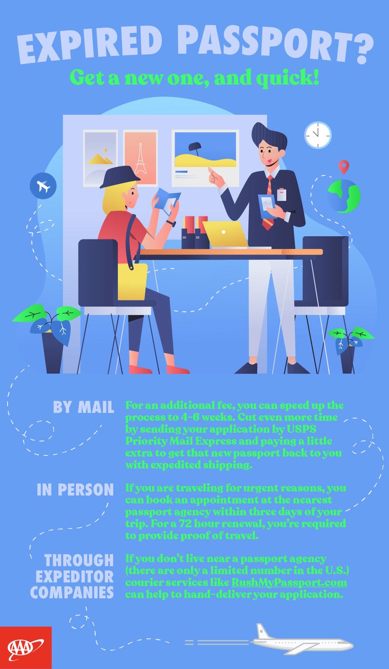 Get a Passport Quickly Infographic