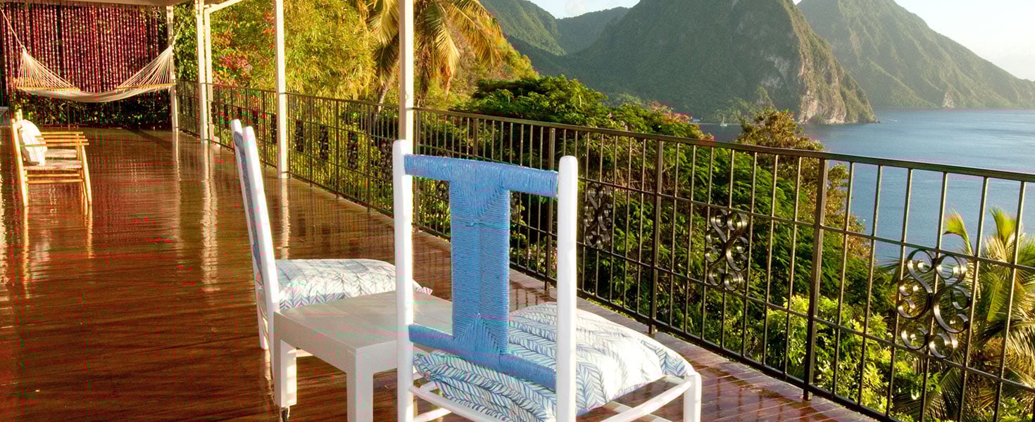 View of a Caribbean Island