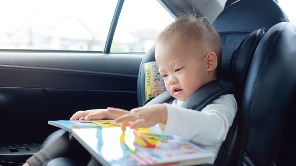 Baby in carseat