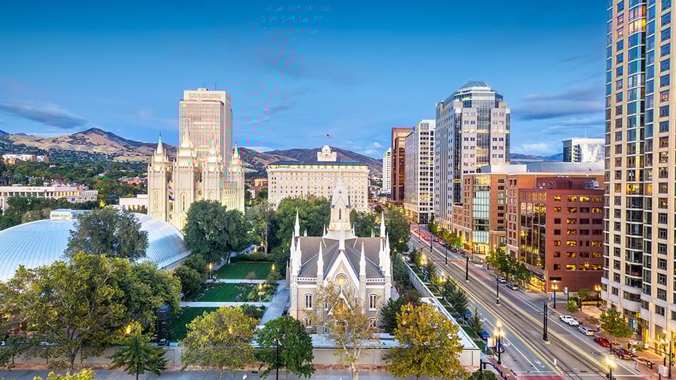 Temple Square, Salt Lake City, Utah. Photo by SeanPavonePhoto/adobe.stock.com