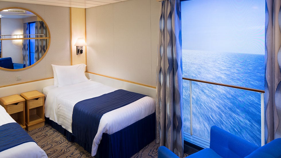 Royal Caribbean interior stateroom