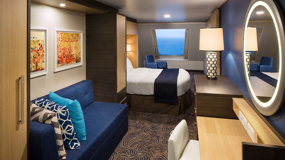 Royal Caribbean ocean view stateroom