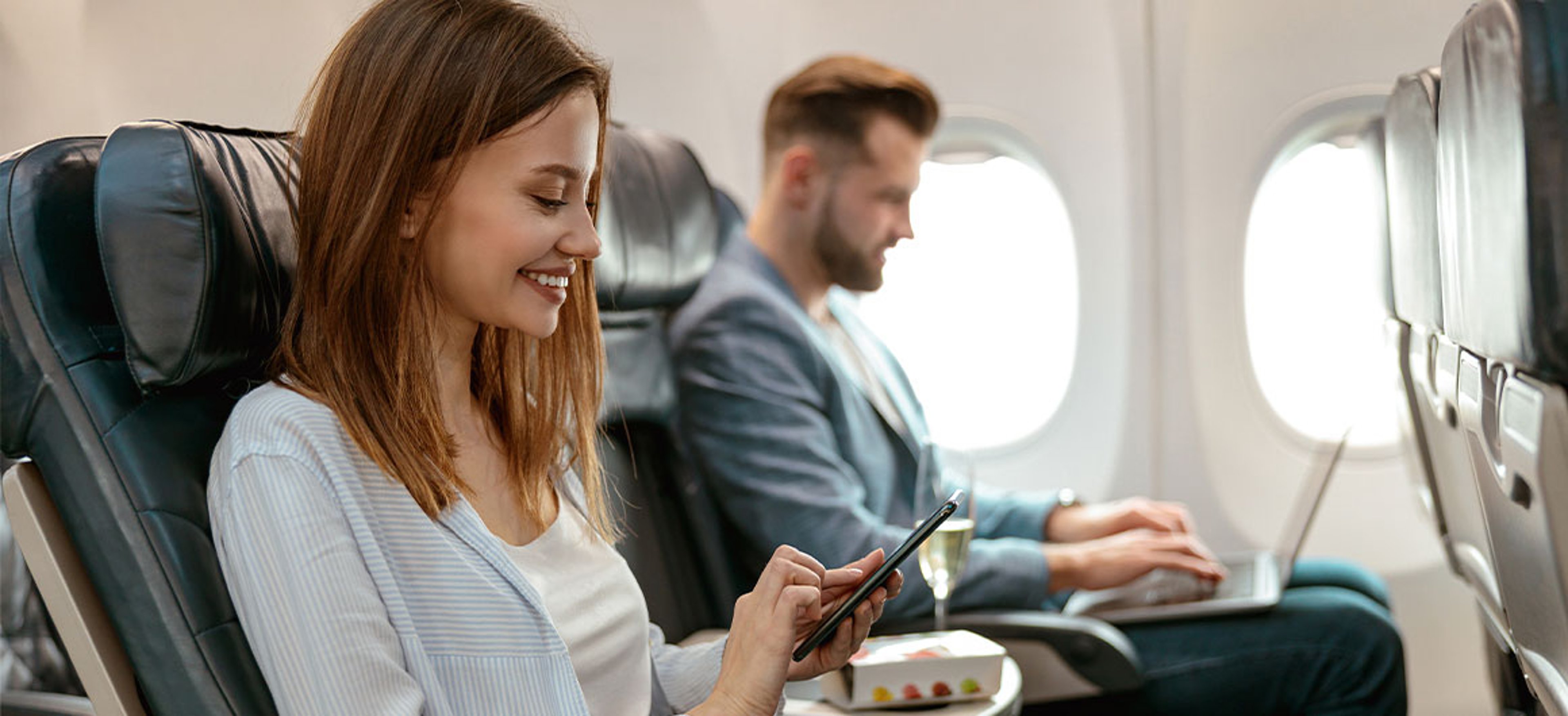 people on plane