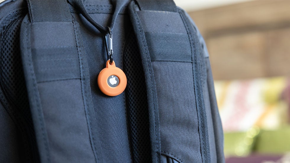 AirTag on bag