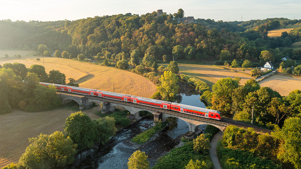 Regional train in Germany