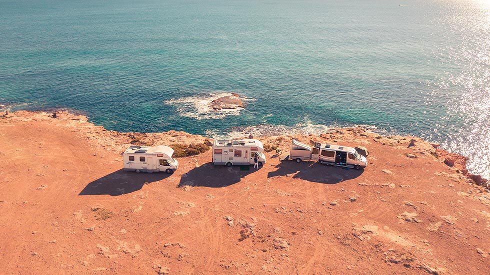 RV by the sea