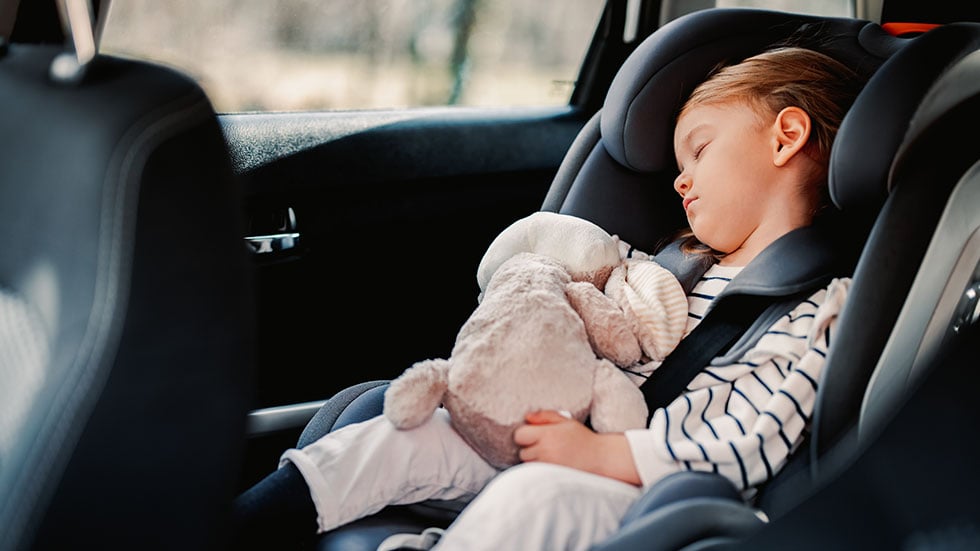 Sleeping in the car