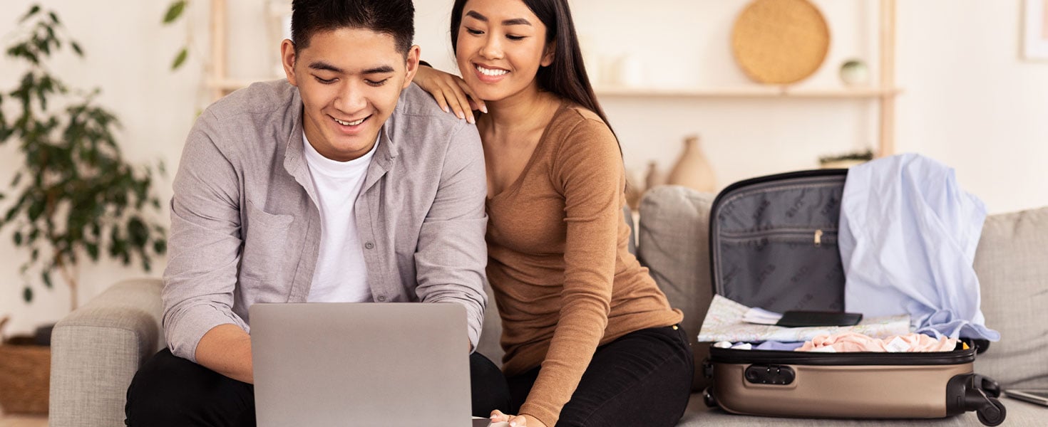 couple planning trip