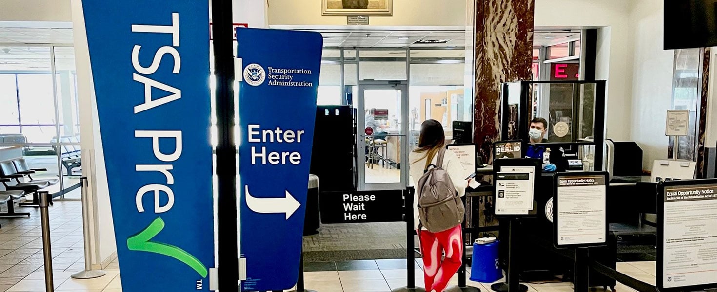 tsa precheck sign