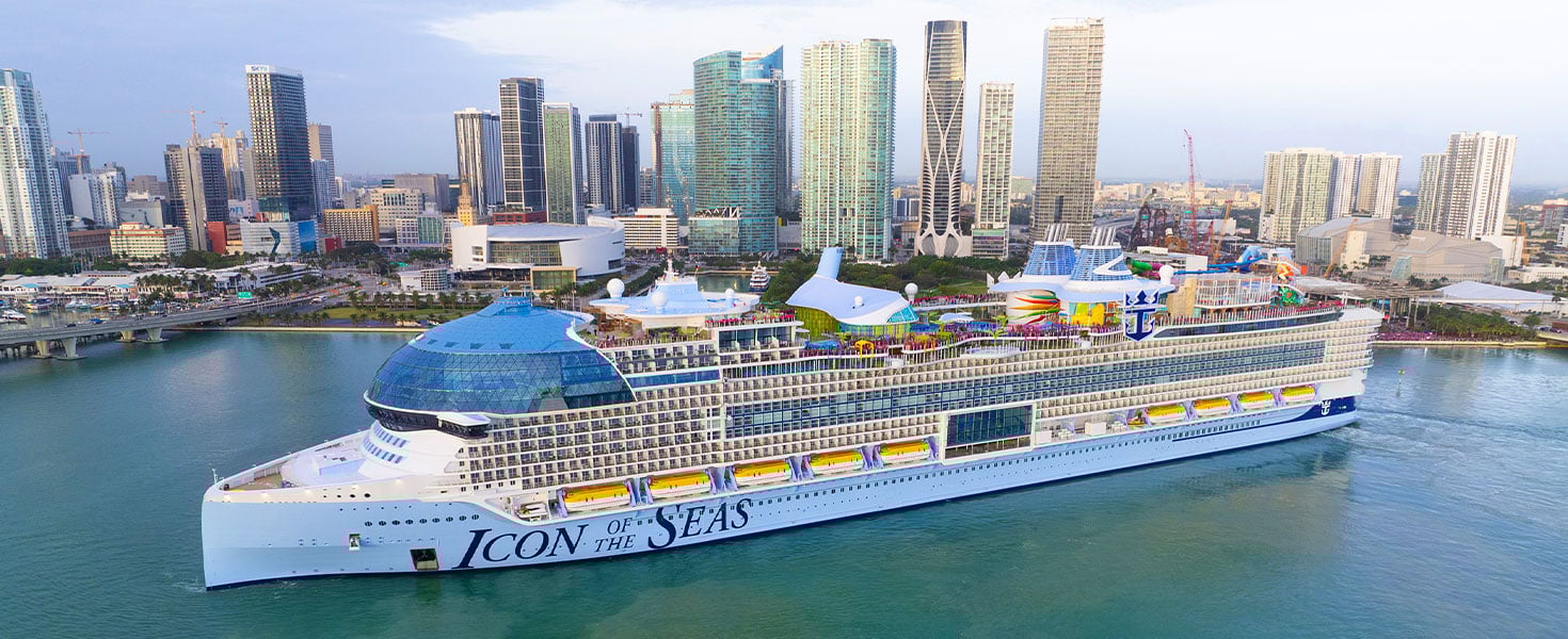 Royal Caribbean's Icon of the Seas in Miami, FL