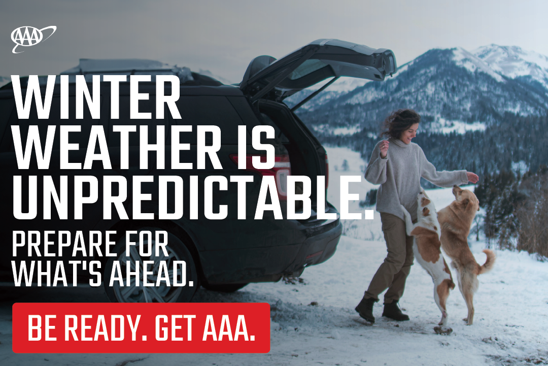 AAA Membership Call to Action Ad: WInter Weather