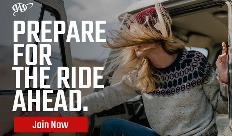 AAA Membership Call to Action Ad: WInter Weather