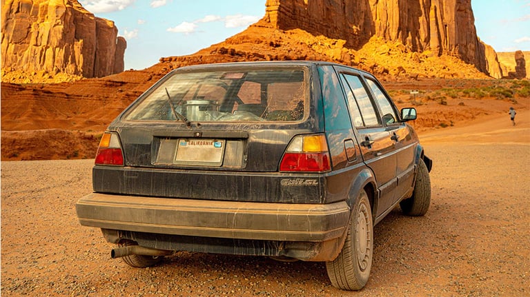 car in the canyons 