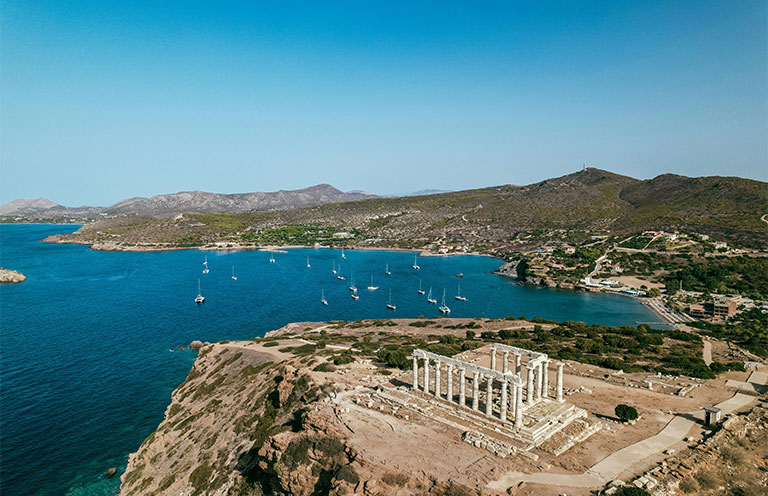 Temple of Poseidon in Greece