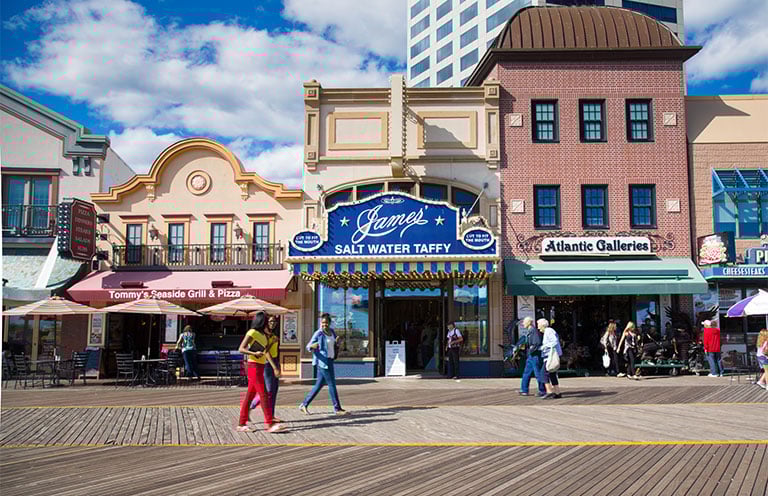 The Atlantic City Boardwalk