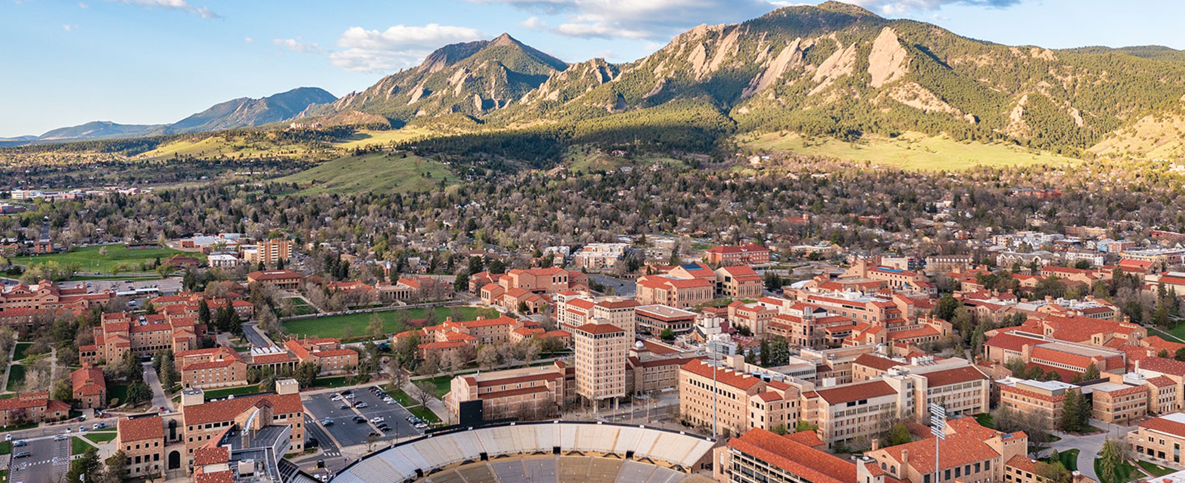 Boulder and the Flatirons; photo by Justin Bilancieri