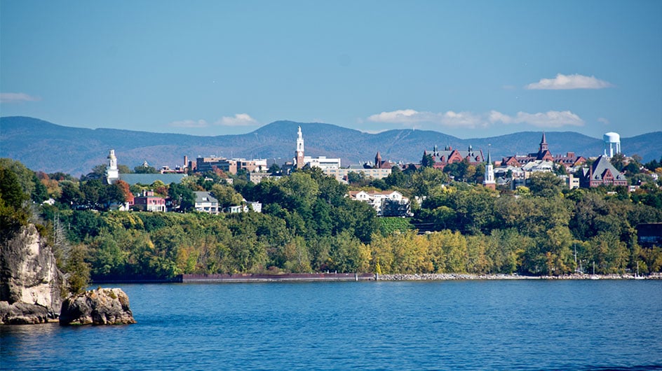 Burlington, Vermont skyline