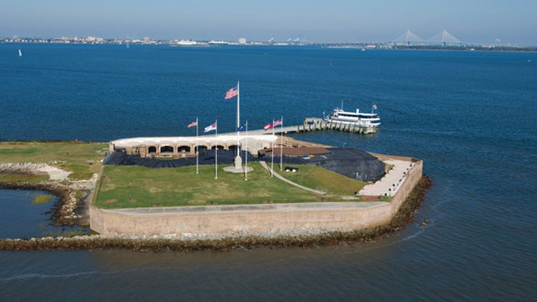 Fort Sumter; Credit: Courtesy of Explore Charleston, ExploreCharleston.com