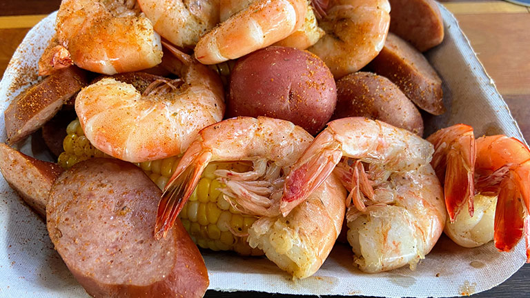 Frogmore Stew in Charleston, South Carolina Credit:Ray Tan