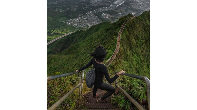 High-Angle Photo of Person Going Down the Stairs Credit: Leon Macapaga with Pexels