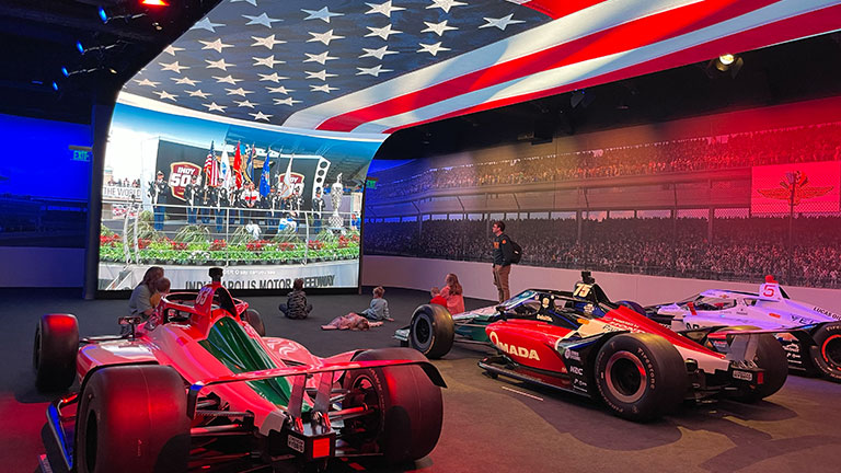 Wide Angle View of Indianapolis Motor Speedway; Credit: Wirestock