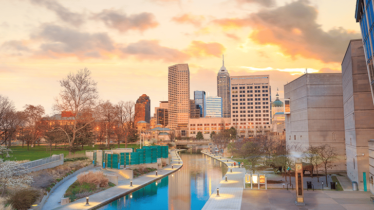 Downtown Indianapolis; Credit: f11photo