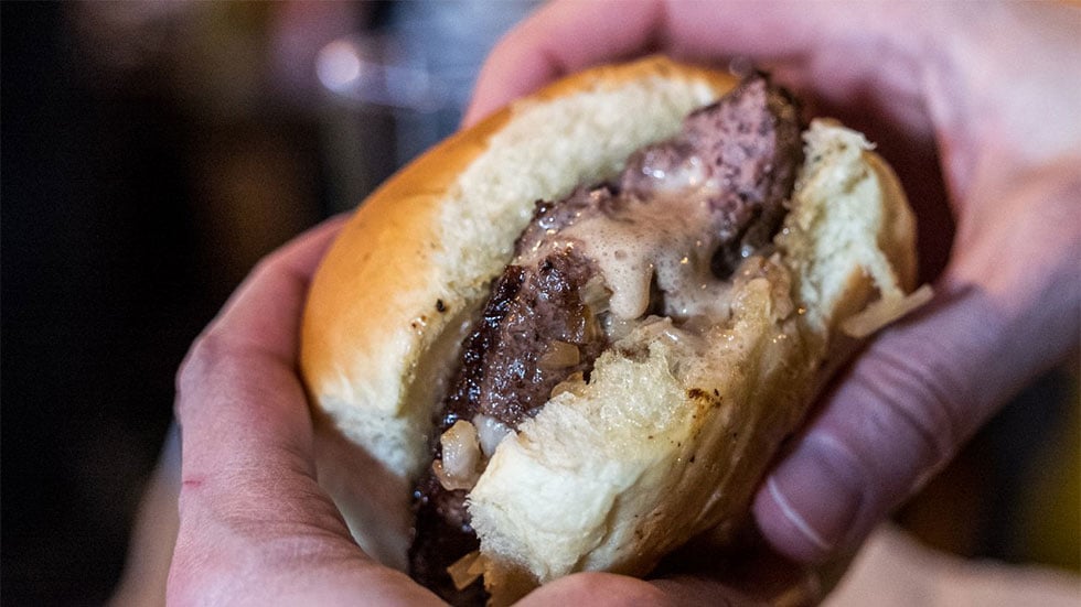 Burger from Matt's Bar in Minneapolis