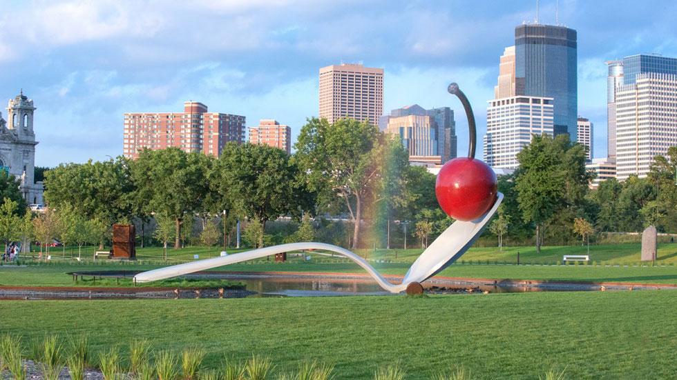 Spoon Bridge in Minneapolis