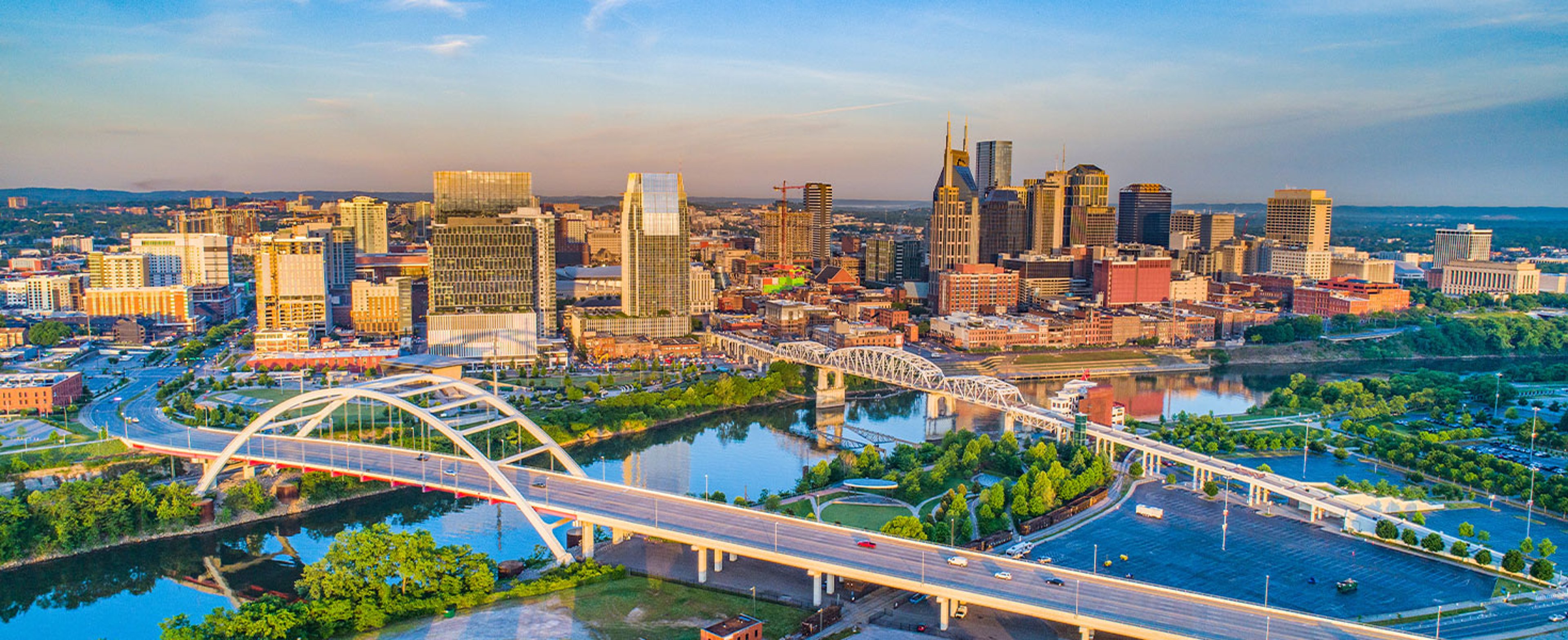City skyline of Nashville, Tennessee
