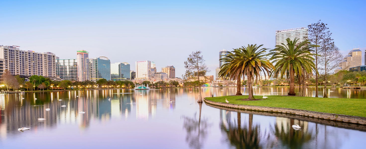 Lake Eola Park, Orlando, Florida