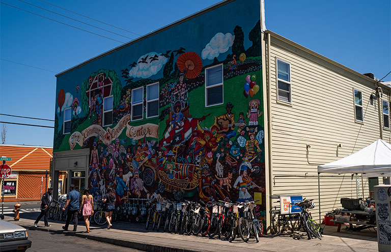 Alberta Arts District in Portland Oregon