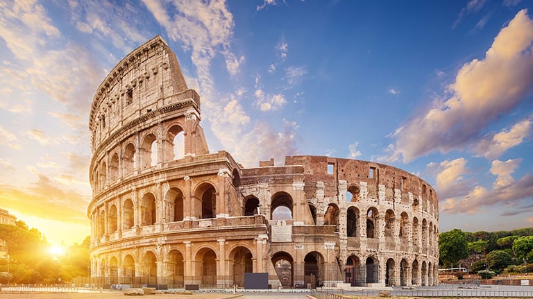 Coliseum or Flavian Amphitheatre (Amphitheatrum Flavium or Colosseo), Rome, Italy. By phant