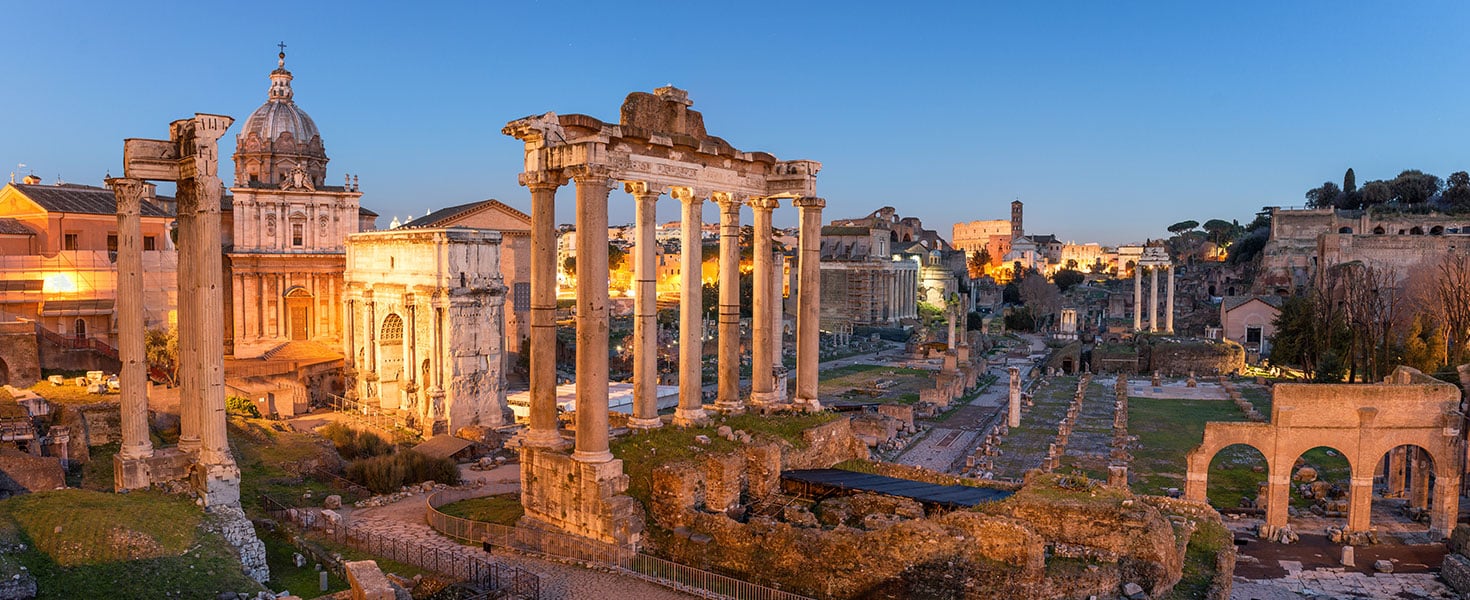Roman Forum in Rome By tichr