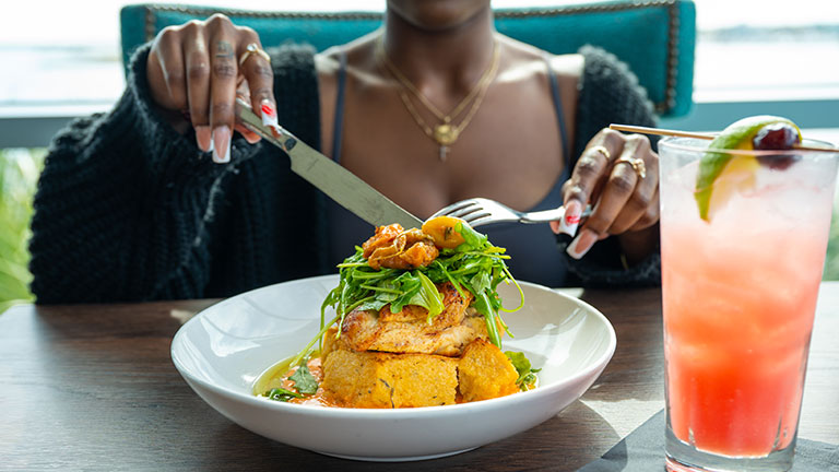 Fresh coastal cuisine at Teak on the St. Pete Pier; photo courtesy of Visit St. Pete/Clearwater
