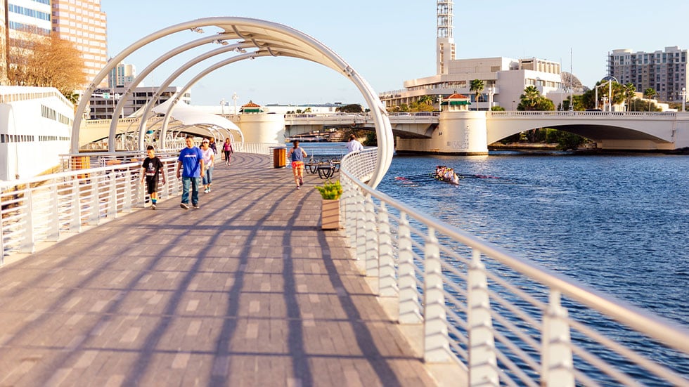 Tampa Bay riverwalk