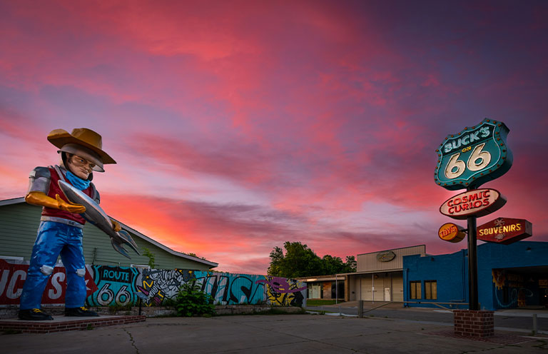 Buck Atom on Route 66