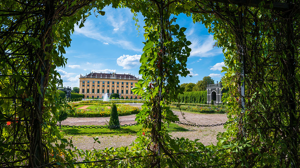 Schonbrunn palace garden. Photo by StefanTomic/iStock.com
