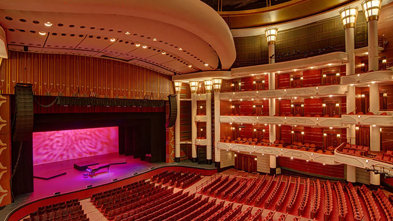 Alexander W. Dreyfoos Concert Hall – Kravis Center; photo courtesy of Kravis Center for the Performing Arts