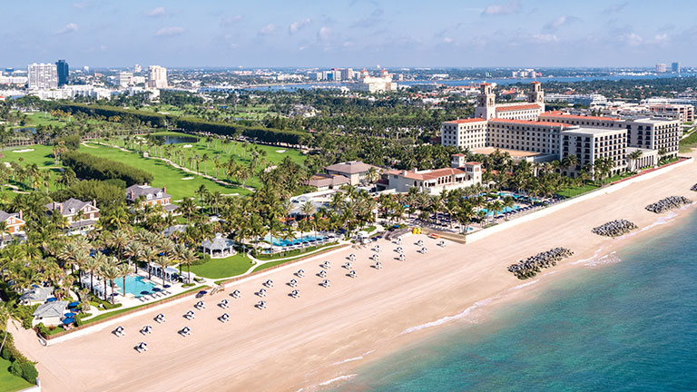 Padel court at The Breakers Palm Beach; photo courtesy of The Breakers Palm Beach