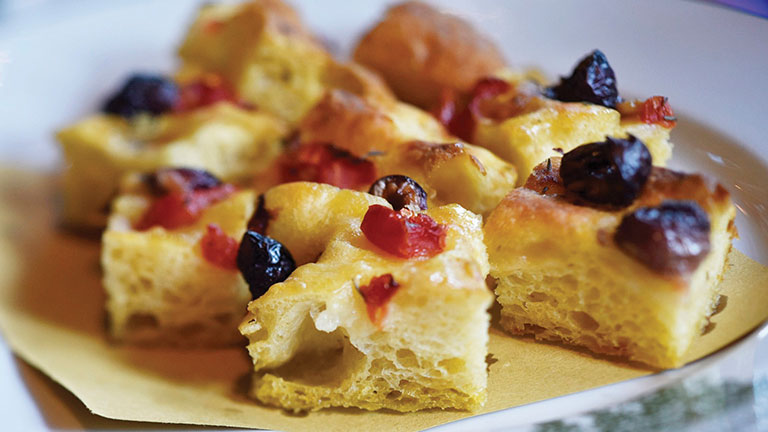 Antichi Sapori’s focaccia offers an authentic taste of Italy; photo courtesy of Antichi Sapori