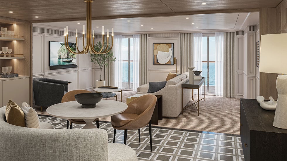 Warm and inviting residential furnishings and designer touches make your spacious suite feel more li