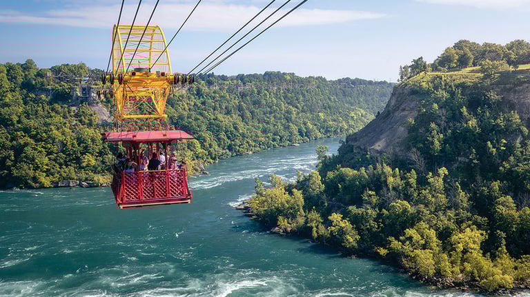the Whirlpool Aero Car; COURTESY OF NIAGARA PARKS