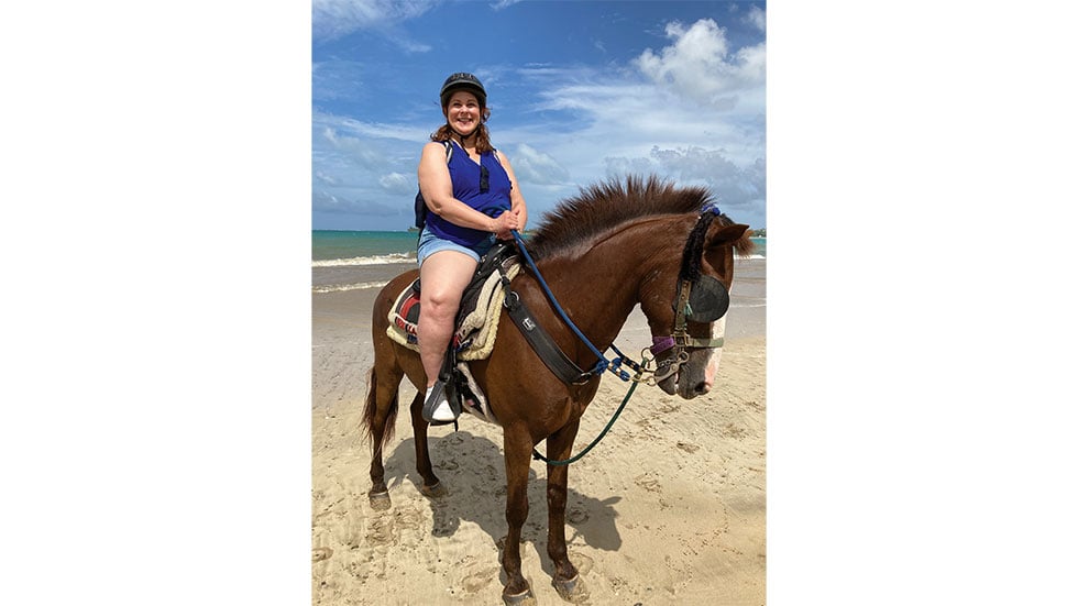The writer is also a rider